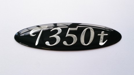 T350T sticky boot badge