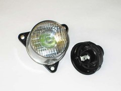 Front clear flasher lamp