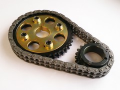 Vernier timing chain set