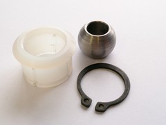 Gearbox pivot ball, bush & circlip