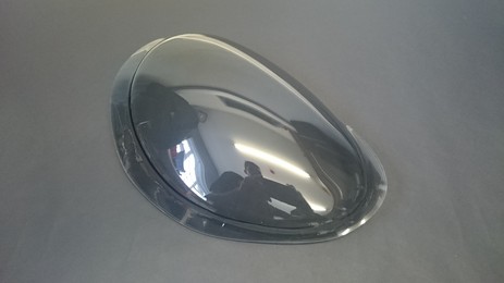 Front head lamp lens (rh)