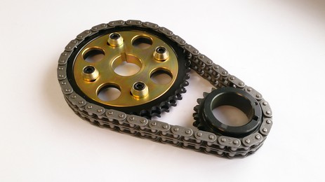 Vernier timing chain set
