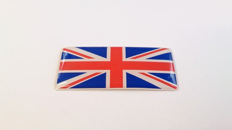 UNION JACK FLAG STICKER BADGE